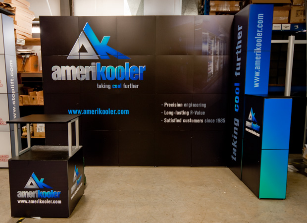 AmeriKooler 10x10 MultiQuad Exhibit