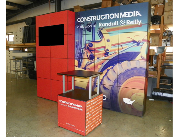 Construction Media 10x10 MultiQuad Exhibit