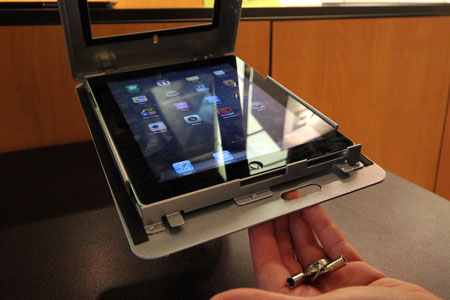 open case for iPad mount